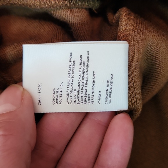 Oak+ Fort mixed material pull over sweatshirt - Picture 6 of 8